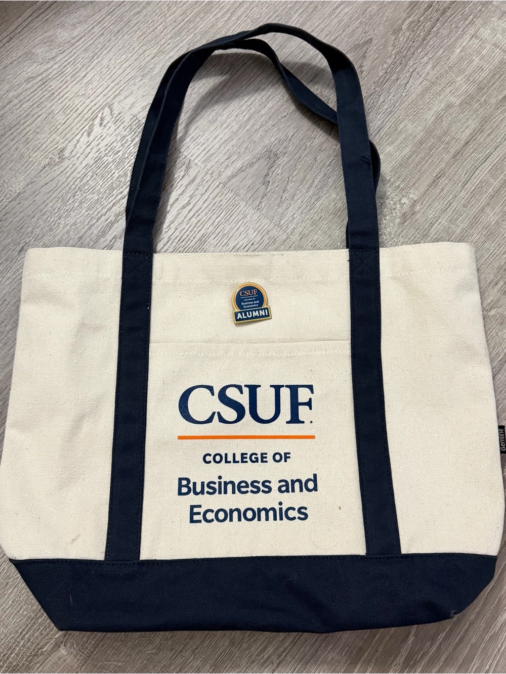 CSUF Titans College of Business and Economics Natural Tote Bag